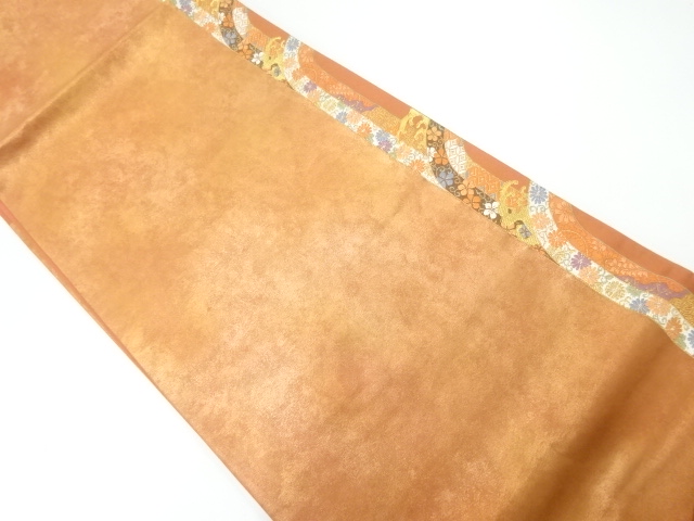JAPANESE FUKURO OBI / WOVEN FLOWER CLASSICAL PATTERN